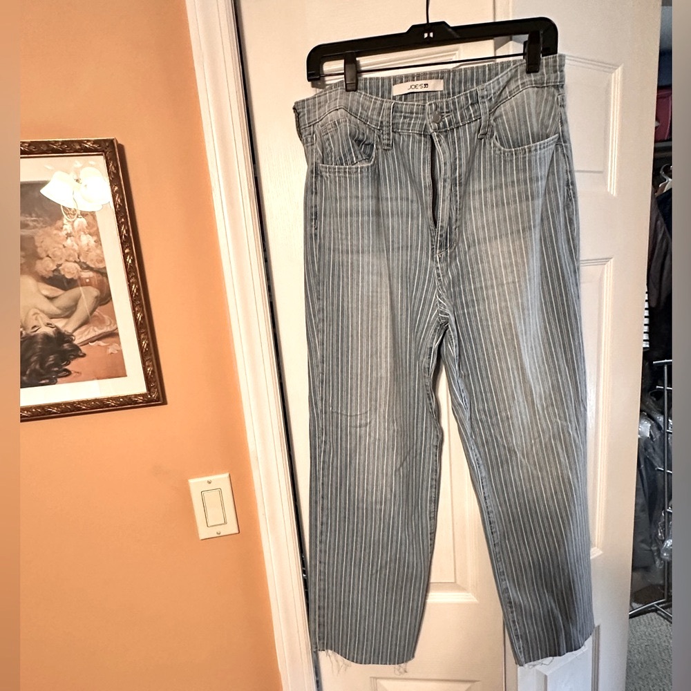 Joes Jeans high rise striped jeans by Joe’s Jeans